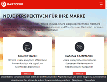 Tablet Screenshot of hartzkom.de